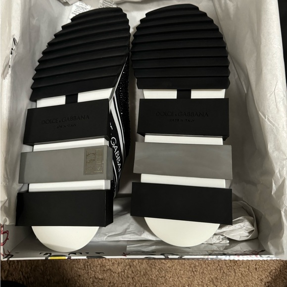 Dolce & Gabbana crystal embellished sock sneakers - Picture 2 of 6